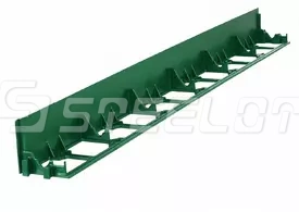 Бордюр пластиковый L1000, H45 мм зеленый