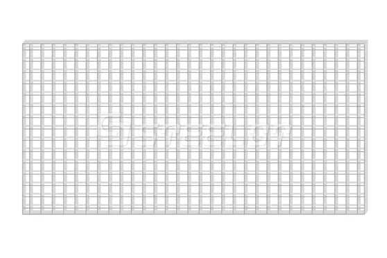 Прессованный настил 500x1000 мм, ячейка 33x33 мм, несущая полоса 30x2 мм