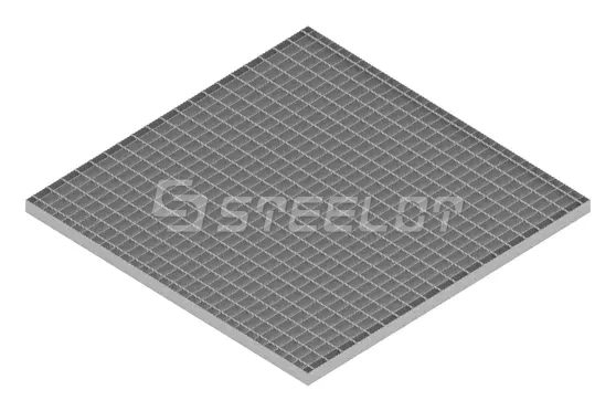 РЕШЕТЧАТЫЙ НАСТИЛ SP 34Х50/40Х2 ZN S4 1000Х1000 ММ