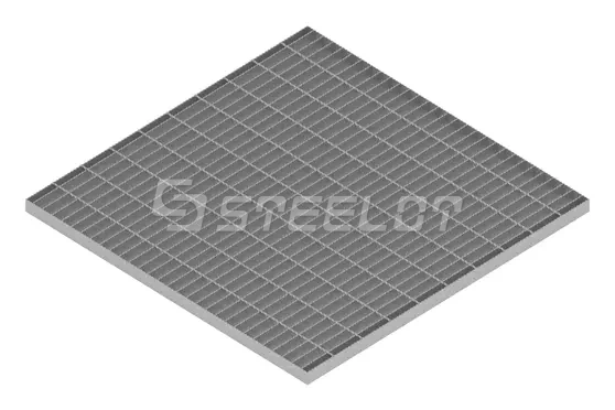 РЕШЕТЧАТЫЙ НАСТИЛ SP 34Х101/40Х3 ZN S4 1000Х1000 ММ