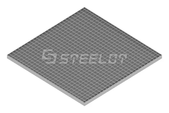 РЕШЕТЧАТЫЙ НАСТИЛ SP 34Х38/40Х2 ZN S4 1000Х1000 ММ